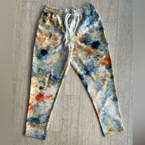 Scotch & Soda Men’s Colorful Tie Dye Jogger Pants Large L Exclusive style